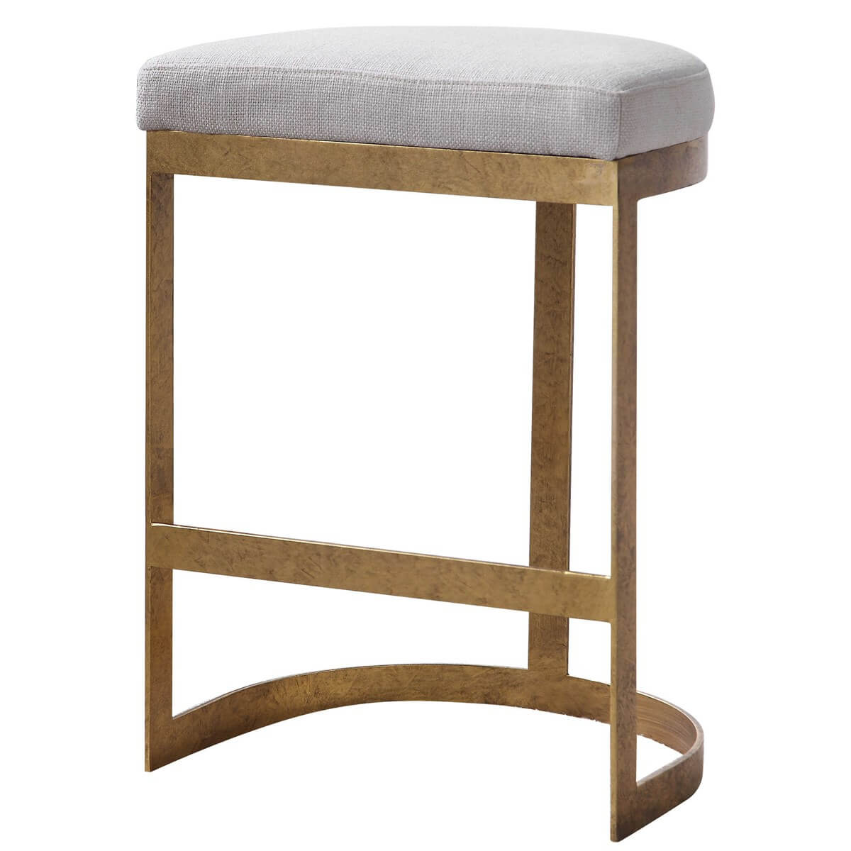 Ivanna Counter Stool, Gold Poonam's by Design
