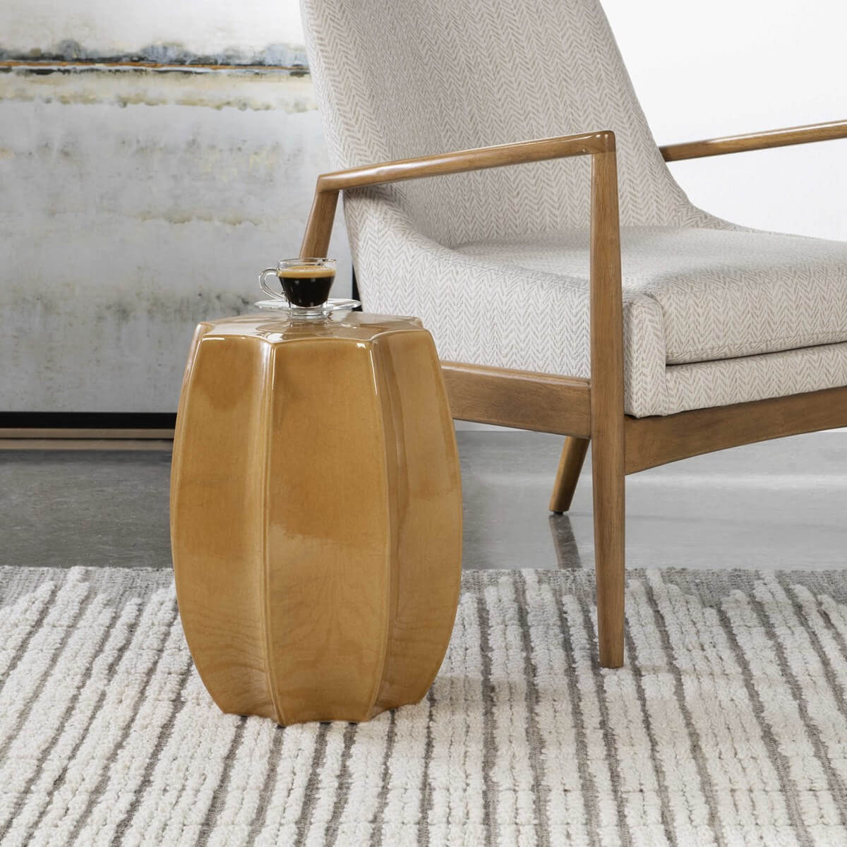 Sunrise Garden Stool | Poonam's by Design