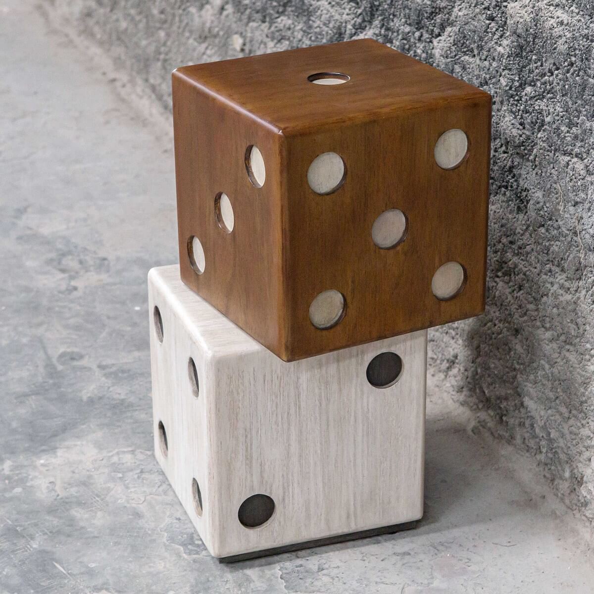 Roll the Dice Accent Table Poonam's by Design